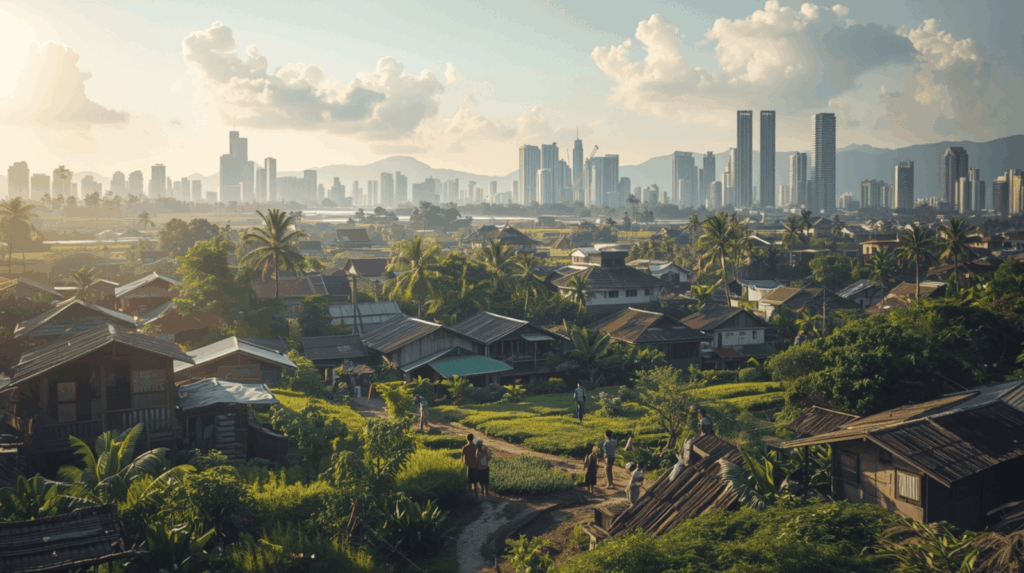 Harmoni desa dan kota sebagai wujud kearifan lokal Indonesia